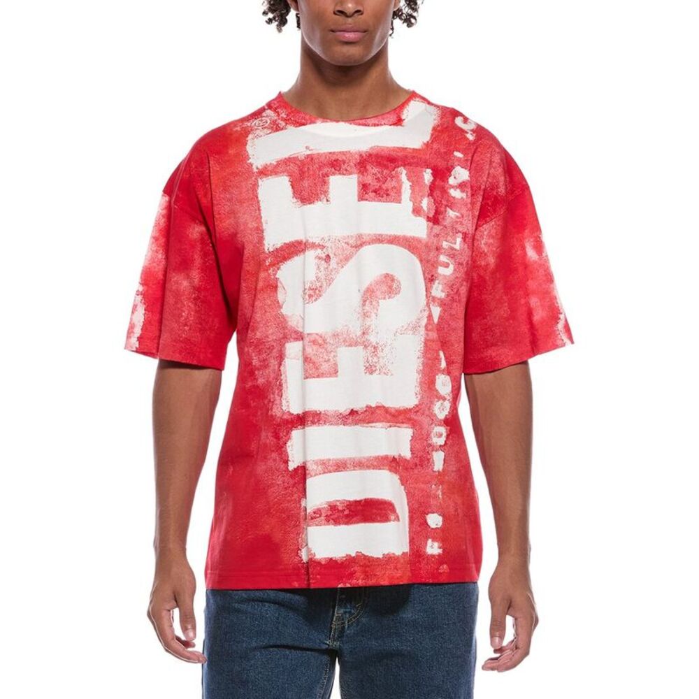 Diesel Mens  T-Shirt, Red